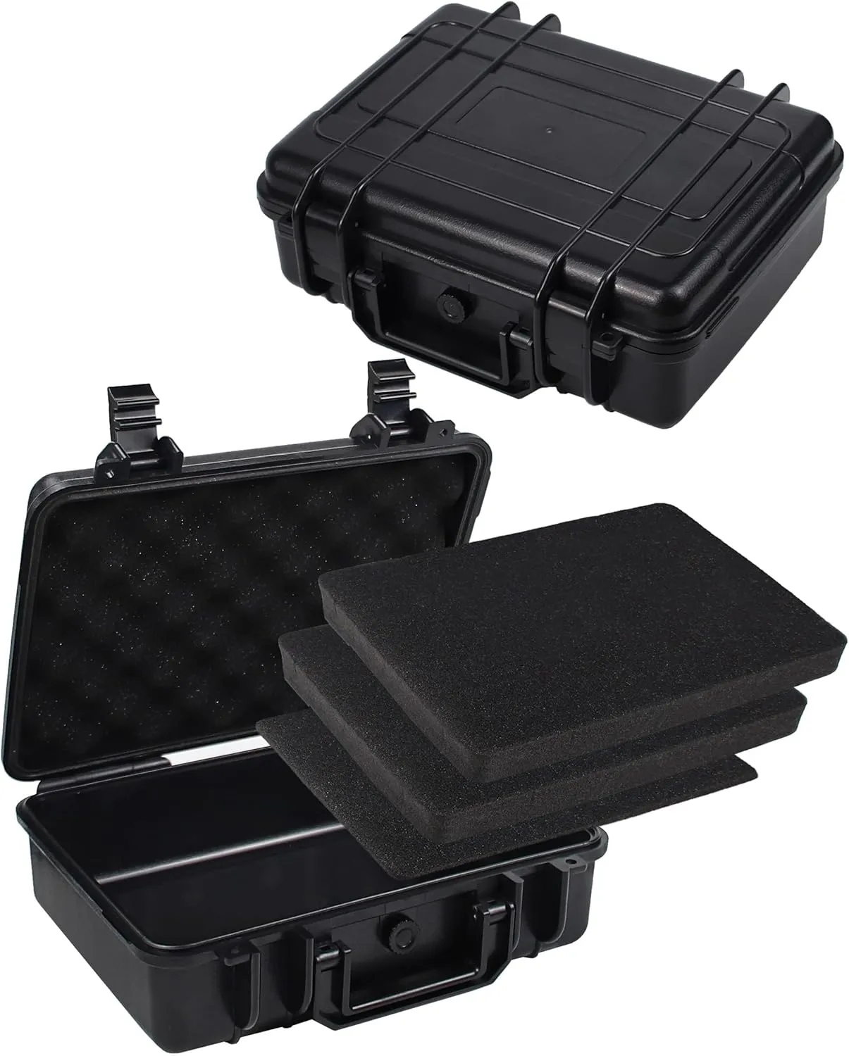 Hard Case Waterproof Hard Case with Foam Protective Case Hard Shell Case Hard Case for Electronics Camera Equipment Case Dry Box Tool Case