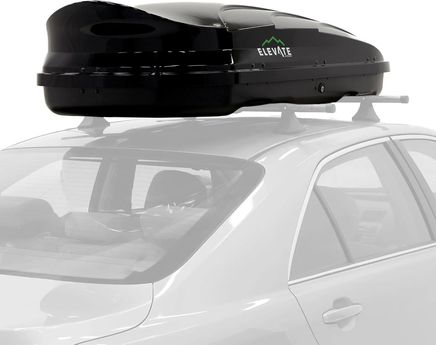 Hard Shell Oval Rooftop Cargo Box, 17.66 Cubic Feet