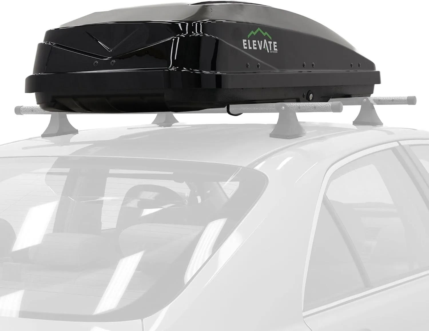 Hard Shell Rectangle Rooftop Cargo Box, 13.42 cu. ft