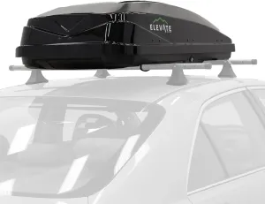 Hard Shell Rectangle Rooftop Cargo Box, 13.42 cu. ft