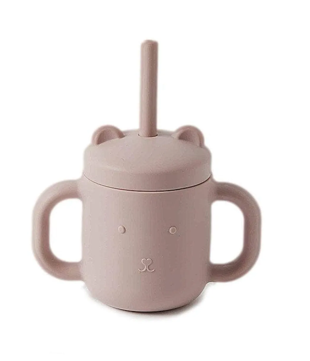 Henny Silcone Sippy Cup With Straw