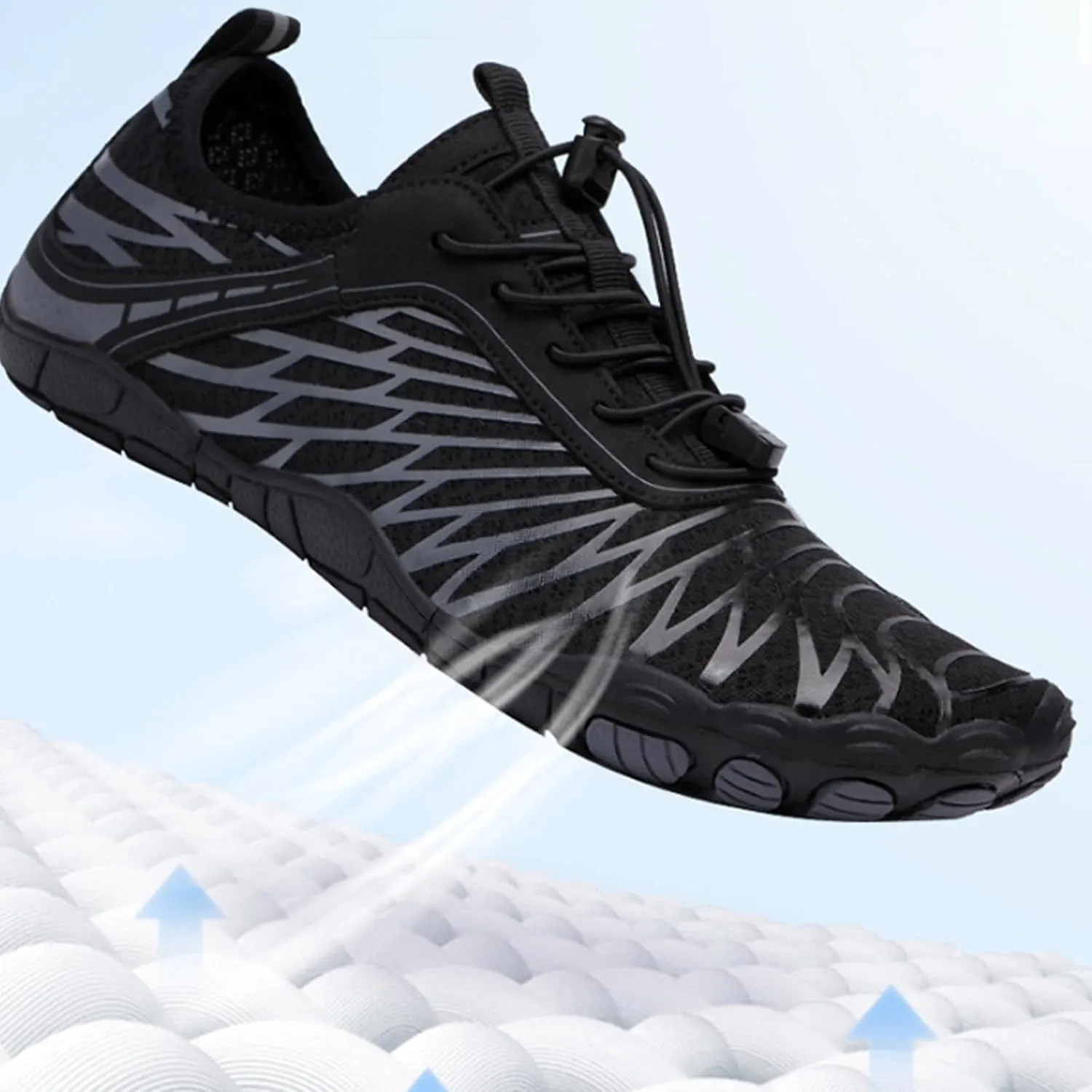 Hike Barefoot Shoes for Women and Men - Pro Wide Toe Box, Healthy & Non-Slip Unisex Athletic Outdoor Hiking Footwear