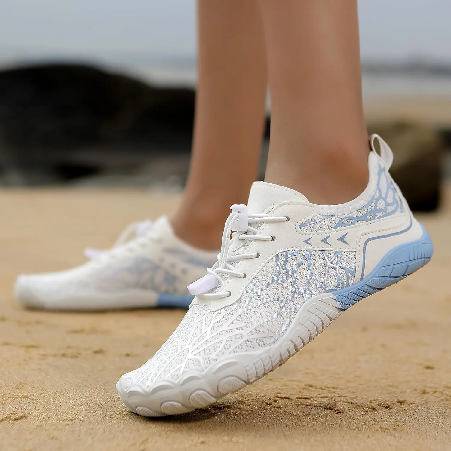 Hike Barefoot Shoes Women Wide Toe Box Healthy & Non-Slip, Unisex Outdoor Hiking Footwear