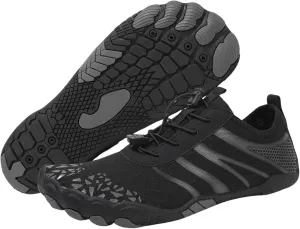 Hiking Water Shoes with Arch Support for Women Walking Wide Width Grounded Footwear for Women Men with Neuropathy Wide Toe Box Sneakers Non-Slip Diabetic Shoe Quick-Dry Waterproof Unisex