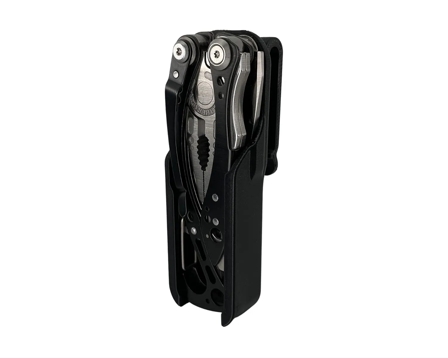 HoldMyGear Holster compatible with Leatherman Skeletool CX RX Multi-Tool (tool not included) (2.25" Belt Clip)