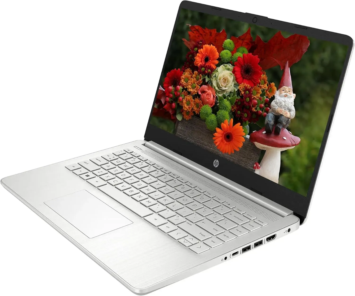 HP AI-Powered 14" HD Laptop with Microsoft Office and 1TB Cloud Storage Included for 1-Year| 16GB RAM| 128GB SSD & 128GB Portable SSD| Intel 4-Core CPU| Webcam| Ultra Portable |Windows 11| RK Bundle