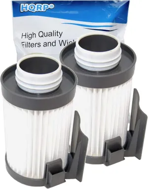 HQRP 2-Pack Washable Filter Compatible with Eureka Optima 431 437 431BX 431F 437AZ 431DX 433A 431A 431AX 431AXZ 431B 433B 433BE 433BET 437AXZ Lightweight Vacuums