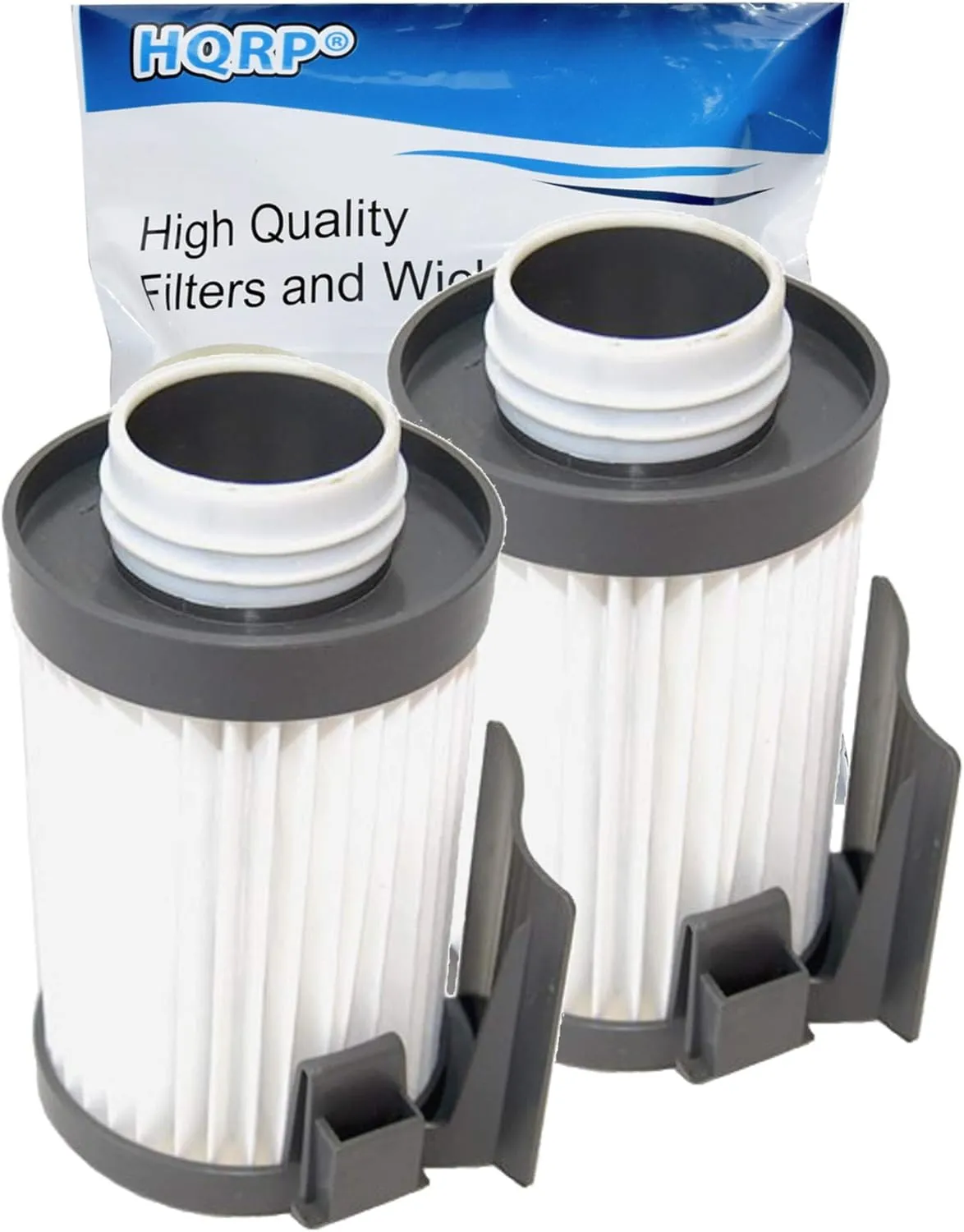 HQRP 2-Pack Washable Filter Compatible with Eureka Optima 431 437 431BX 431F 437AZ 431DX 433A 431A 431AX 431AXZ 431B 433B 433BE 433BET 437AXZ Lightweight Vacuums