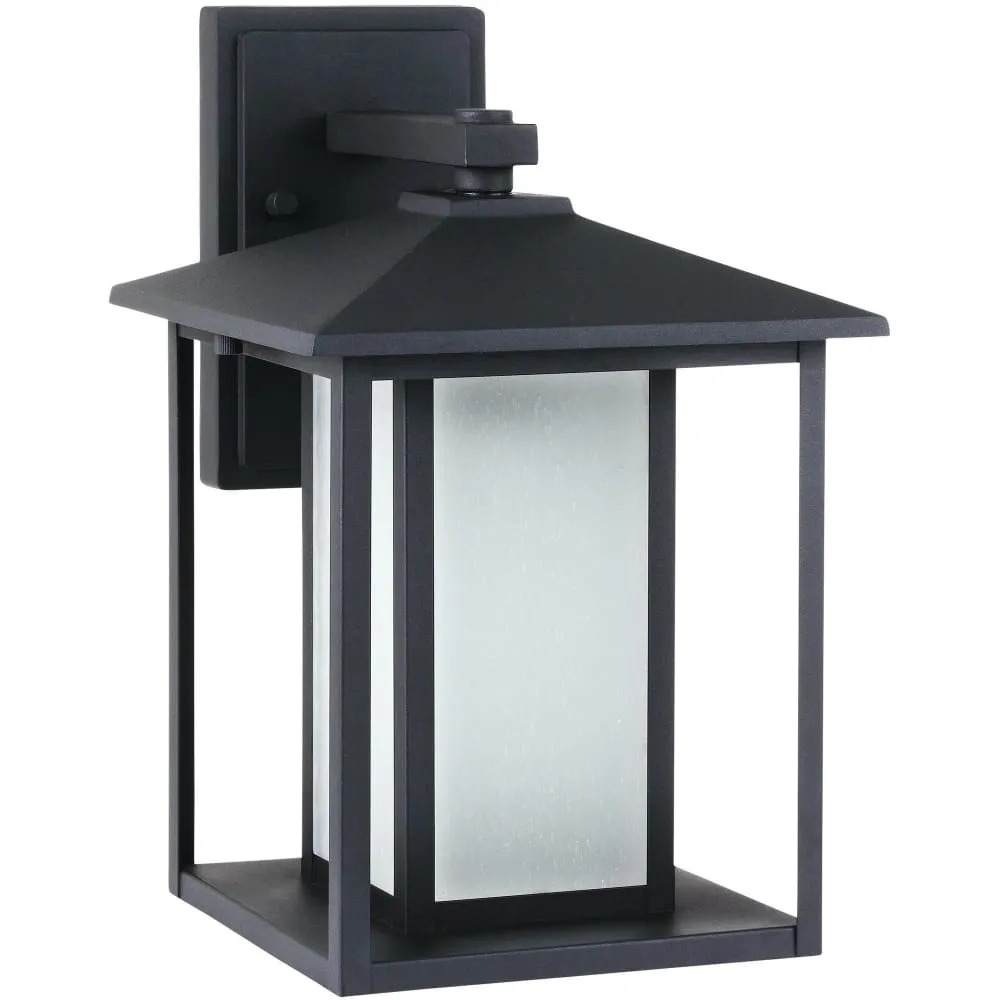 Hunnington Black LED Outdoor Wall Lantern