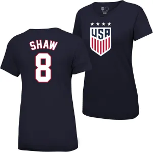Icon Sports Offical Licensed US Soccer Federation USWNT Player 4 Star T-Shirt