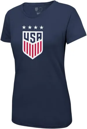 Icon Sports World Cup Soccer Womens 4 Star Short Sleeve Shirt