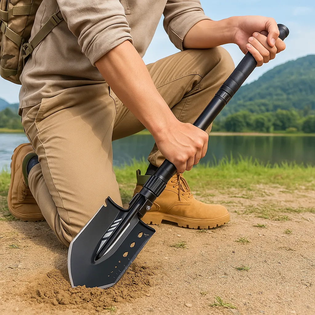 Indestructible Survival Shovel - Survival Shovel Set with High Carbon Steel Camping Gear