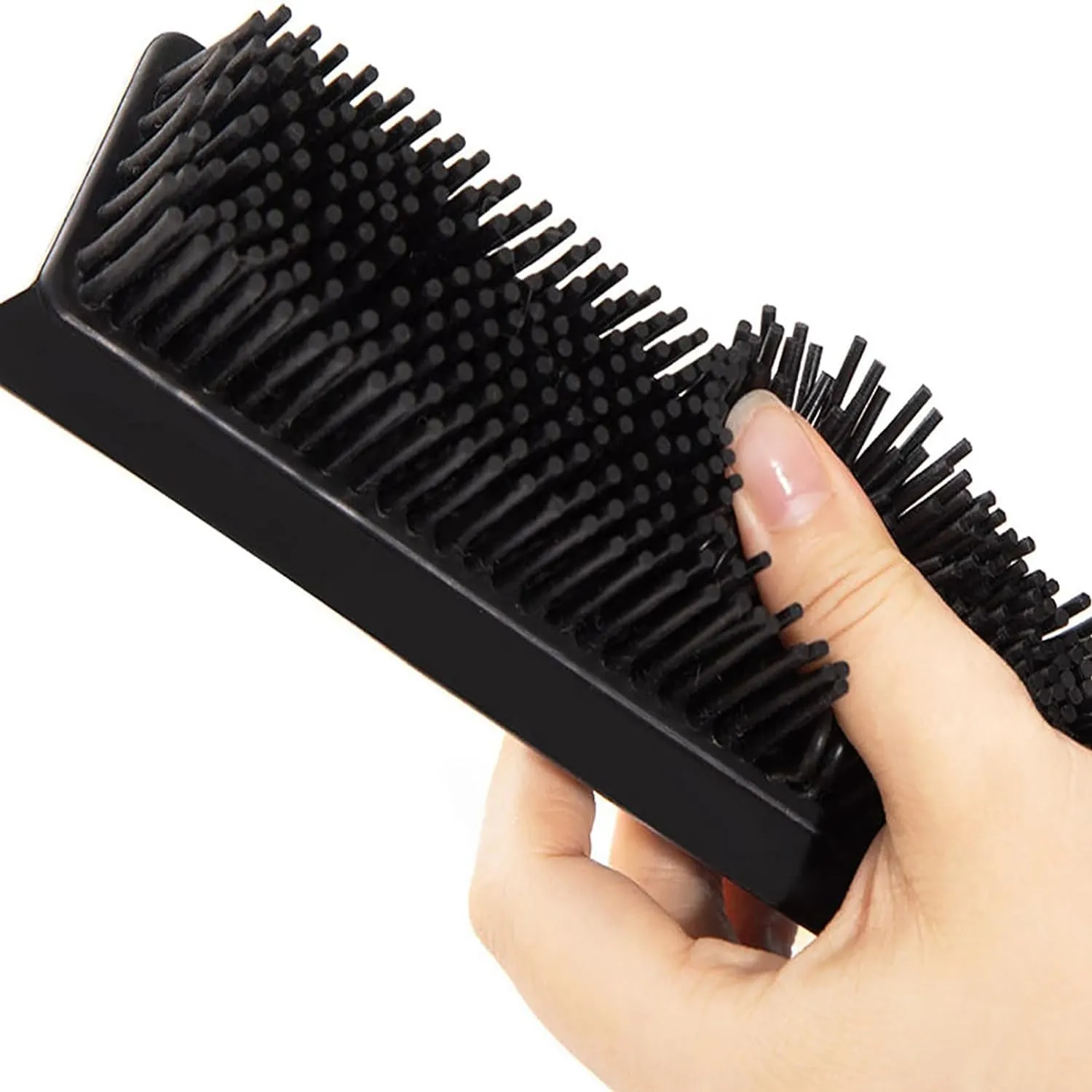 Indigo Petco Hair Remover Broom, Fur Remover Broom with Squeegee, Indigo Petco Broom, Rubber Broom Pet Hair Remover, Rubber Broom for Pet Hair (Red)