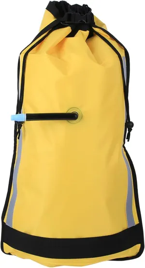 Inflatable Kayak Paddle Float, Nylon Floating Rescue Bag for Canoe, Seayak, Drifting Boat, Quick Release Buckle, Reflective Safety Strips, Self Rescue Tool