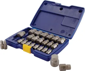 IRWIN Screw Extractor Set, Hex Head, Multi-Spline, 25-Piece (53227)