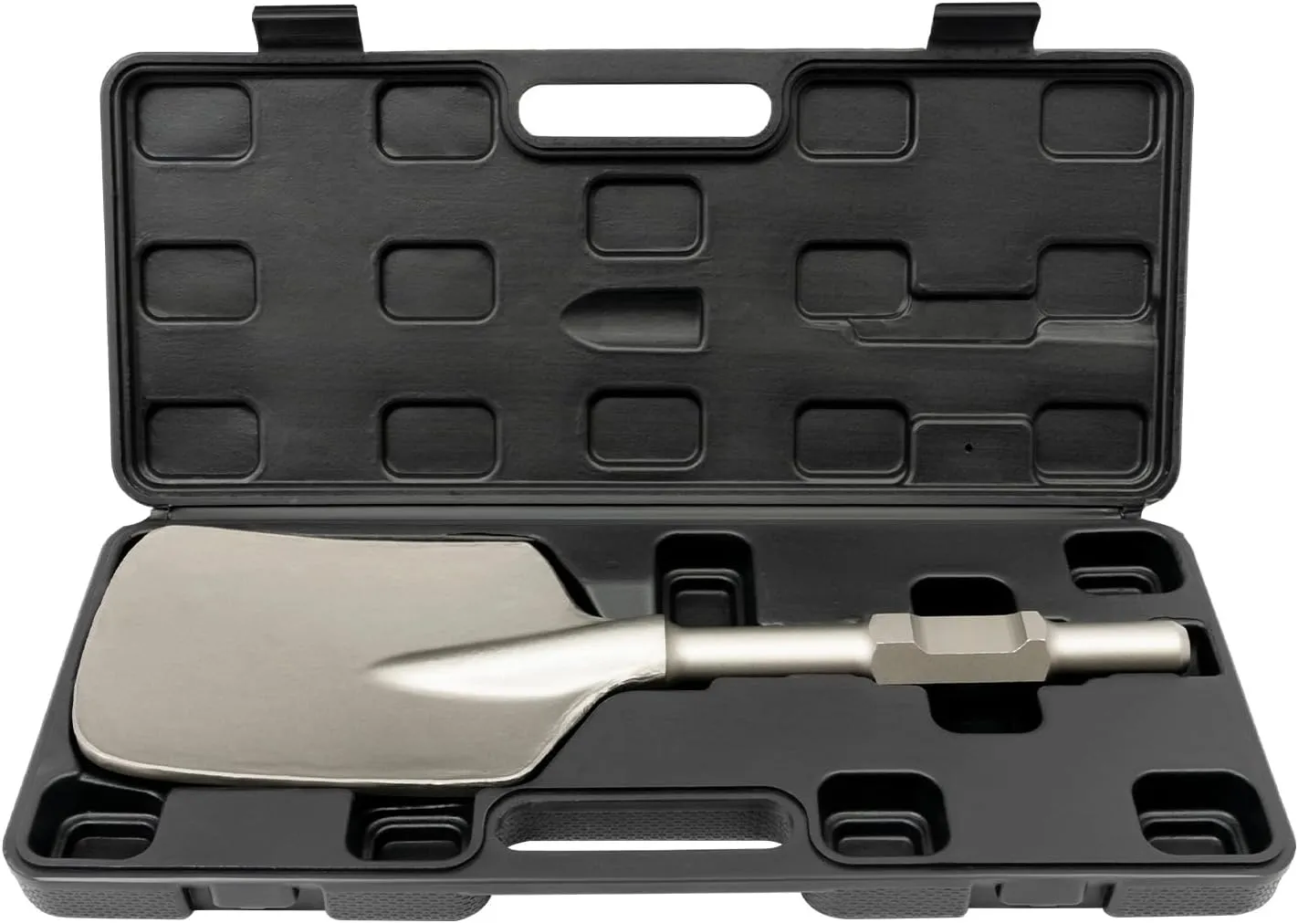 Jack Hammer Bits,Electric Clay Spade Chisel Scoop Shovel Bit 40Cr Chromium Steel Clay Spade Chisel Bit Jack Hammer Concrete Stone Breaker Hex Shank Demolition Shovel