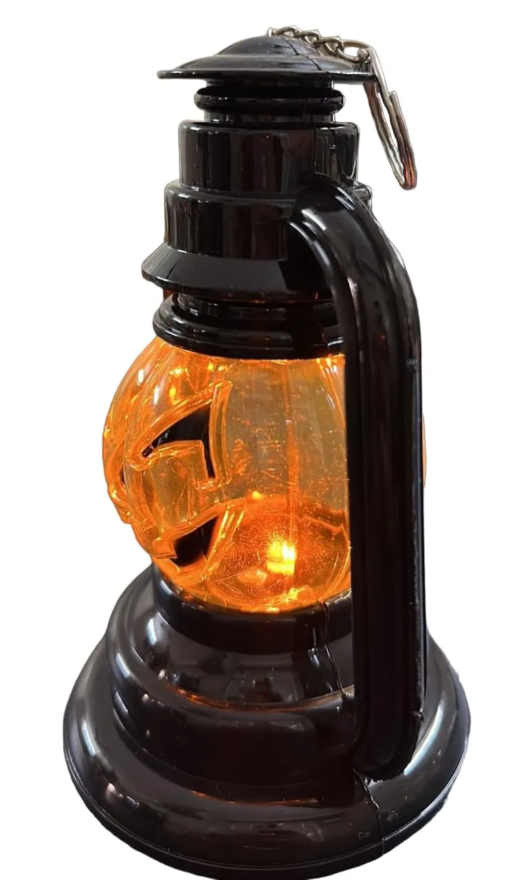 Jagmag® Halloween Lantern LED Candle Light Decorative LED Lamp Ornament Supplies for Halloween Decoration| LED Pumpkin Spider Web Candle |Halloween LED Lantern