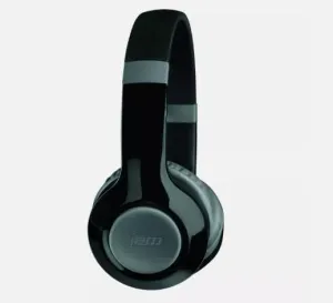 JAM Transit Lite Wireless Bluetooth Heaphones, 11 Hour Playtime, Lightweight Design, Connect Wirelessly to Any Bluetooth Device, 30ft Range, Adjust Volume on Ear Cup, Aux-in Port, HX-HP400GY Grey