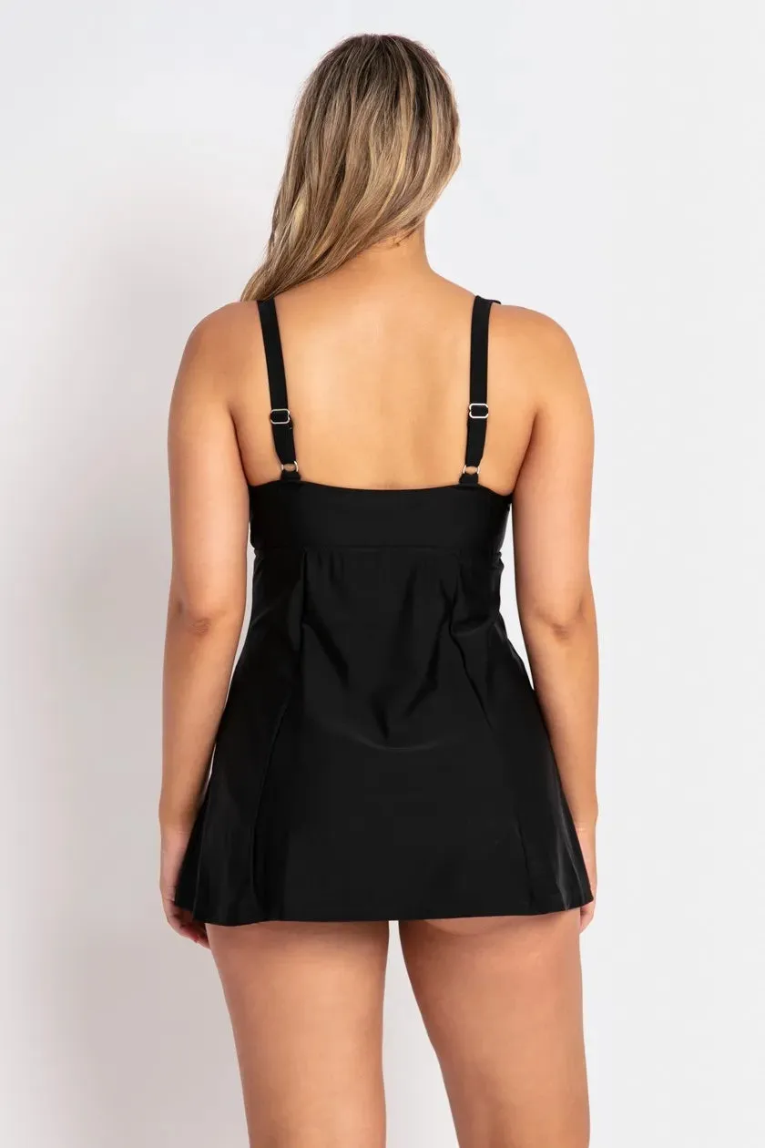 Jantzen Mesh Ruffle Swim Dress