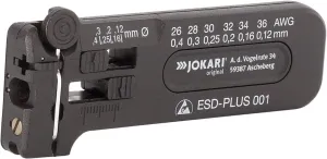 Jokari 40028 30-20 AWG Mini-Precision ESD Cable Stripping Tool - Multi-Coloured