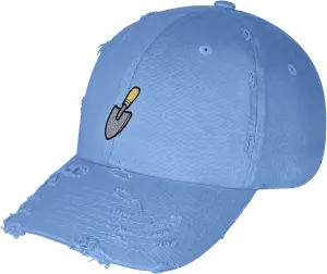 JPAK Shovel Vintage Dad Hat Frayed Embroidered Cap Tool