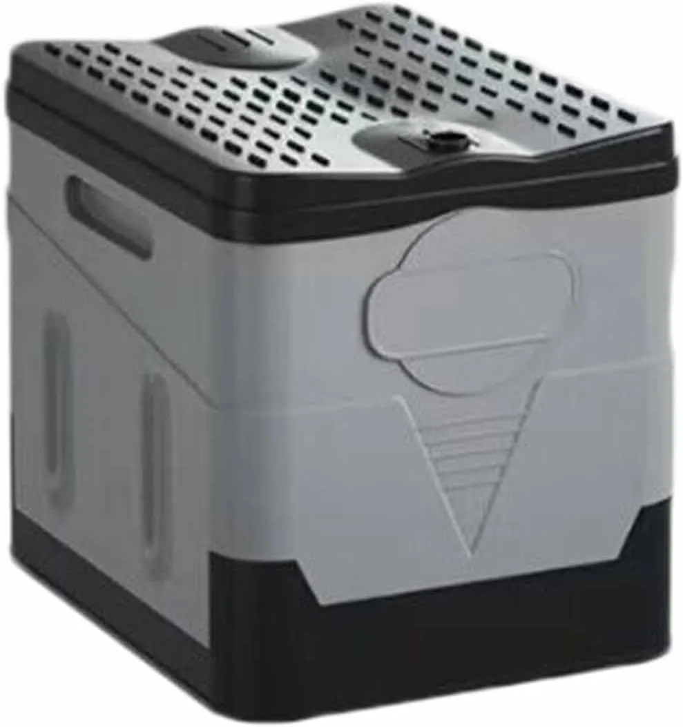 JUSHZ Camping Toilet Portable Toilets for Adults Portable Toilet Outdoor Bags Bucket for Home Indoor for Car Elderly Bedside Travel Vehicle Mounted Portable with Lid Foldable