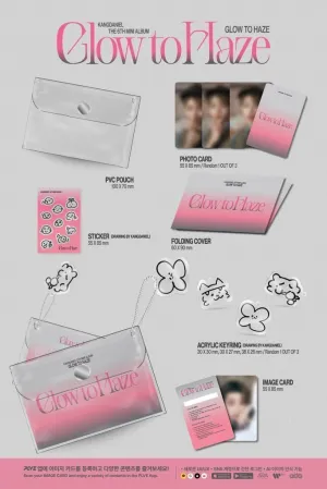 KANG DANIEL Glow to Haze 6th Mini Album [PVC Pouch Ver.]   Extra photocards