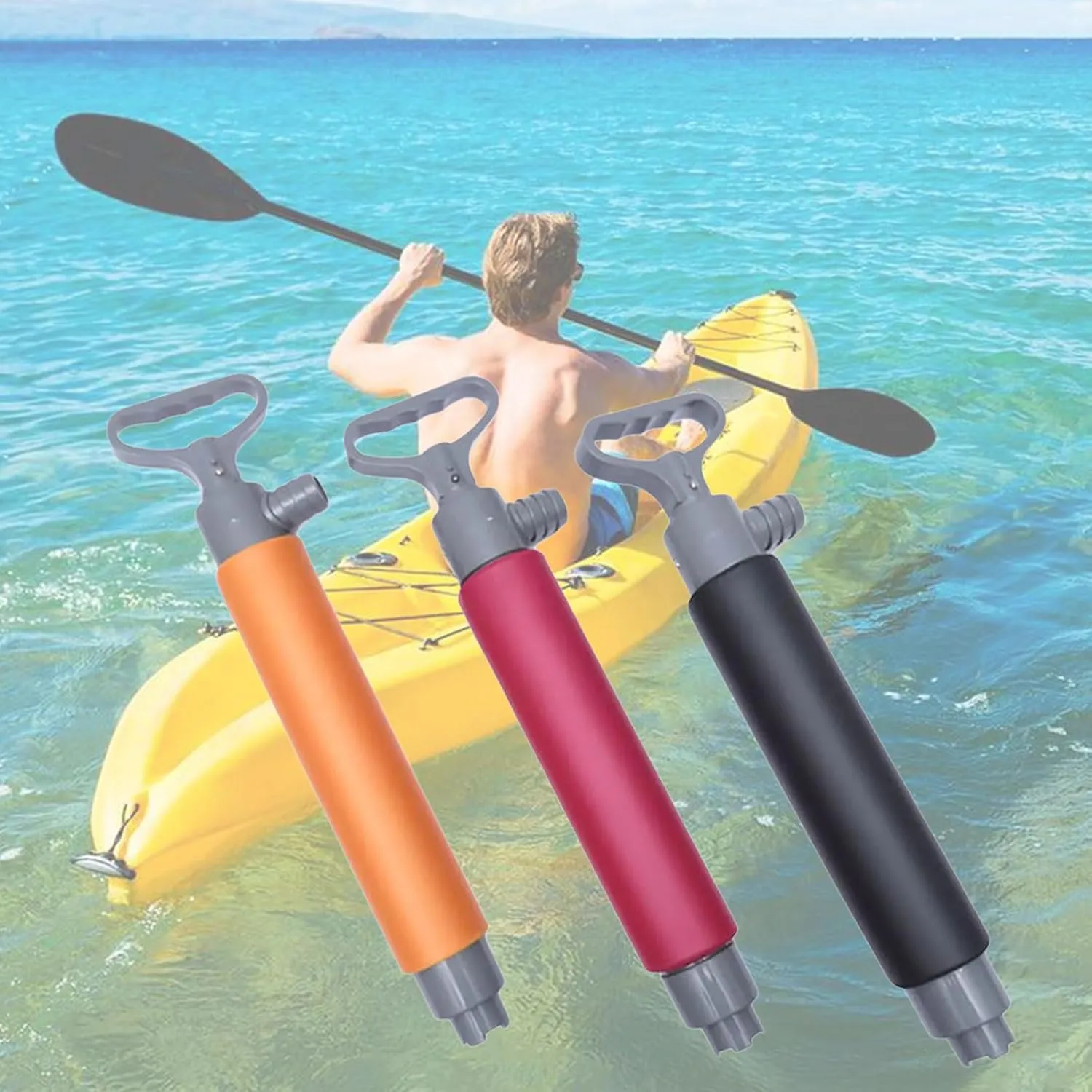 Kayak Bilge Hand Pump,Manual Bilge Pump,Floating Hand Bilge for Rescue
