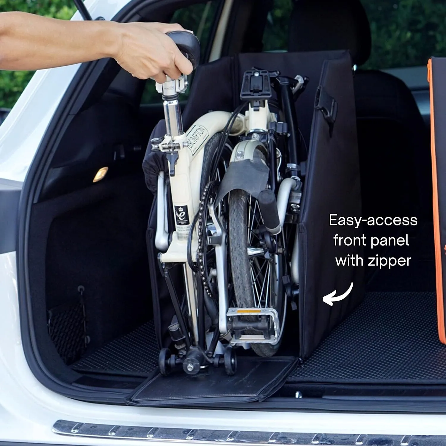 Keeper Box 2.0 for Folding Bicycle - Folding Bike Storage Solution - Suitable For Bike - Keep The Bike Vertical In The Car Trunk To Save Space