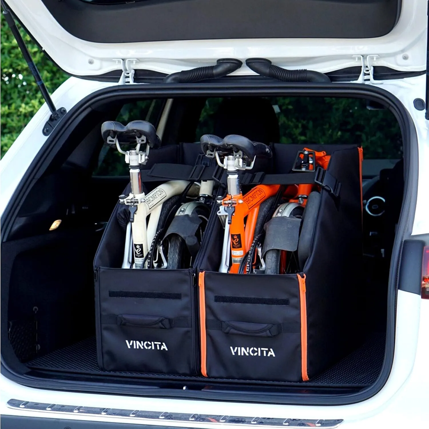 Keeper Box 2.0 for Folding Bicycle - Folding Bike Storage Solution - Suitable For Bike - Keep The Bike Vertical In The Car Trunk To Save Space
