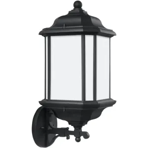 Kent Black LED Outdoor Wall Lantern