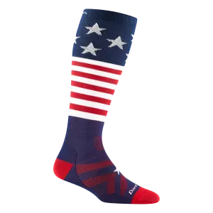 Kids Captain Stripes Over-the-Calf  Lightweight Ski & Snowboard Sock