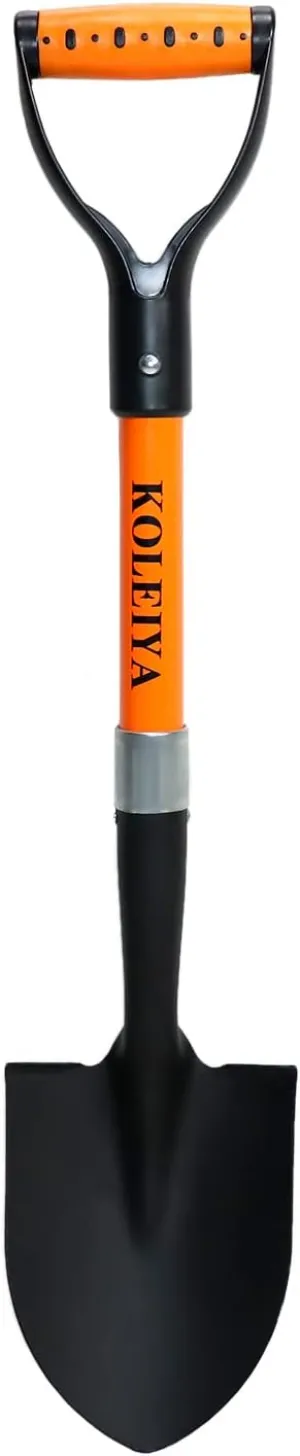 Kids Shovel, Small Shovels for Digging, Overall Length 28 Inches, Mini D Handle Shovel,Gardening Shovels,Matel Beach Shovel,Camping Shovel Matel Fiberglass