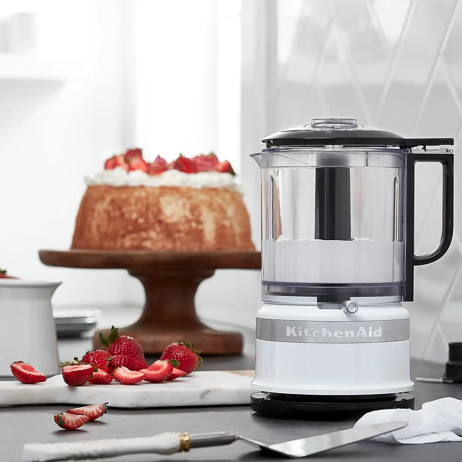 KitchenAid 5 Cup Food Chopper - KFC0516, White