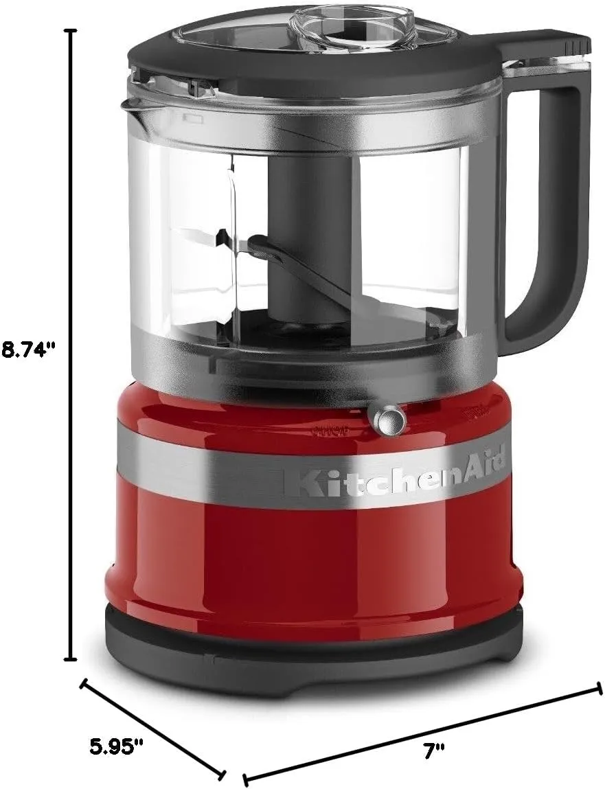 KitchenAid KFC3516ER 3.5 Cup Food Chopper, Empire Red
