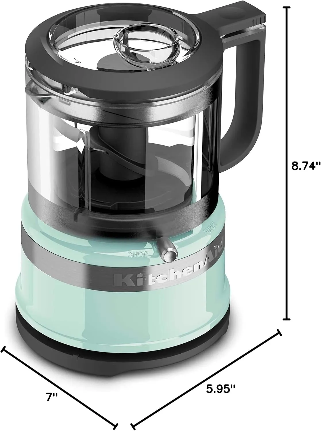 KitchenAid KFC3516IC 3.5 Cup Food Chopper, Ice Blue
