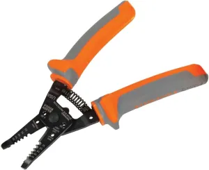 Klein Tools 11055RINS 1000V Insulated Klein Kurve Wire Stripper/Cutter, Made in USA, Cuts and Strips 10-18 Solid and 12-20 Stranded AWG Wire