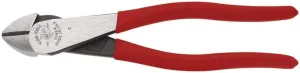 Klein Tools D248-8 Pliers, Made in USA, Diagonal Cutting Multi-Purpose Pliers with Angled Head, High-Leverage Design, and Short Jaw, 8-Inch
