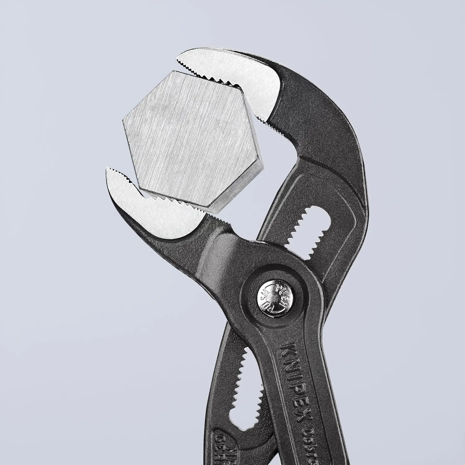 KNIPEX - 87 02 300 T BKA Tools - Cobra Water Pump Pliers, Multi-Component, Tethered Attachment (8702300TBKA)