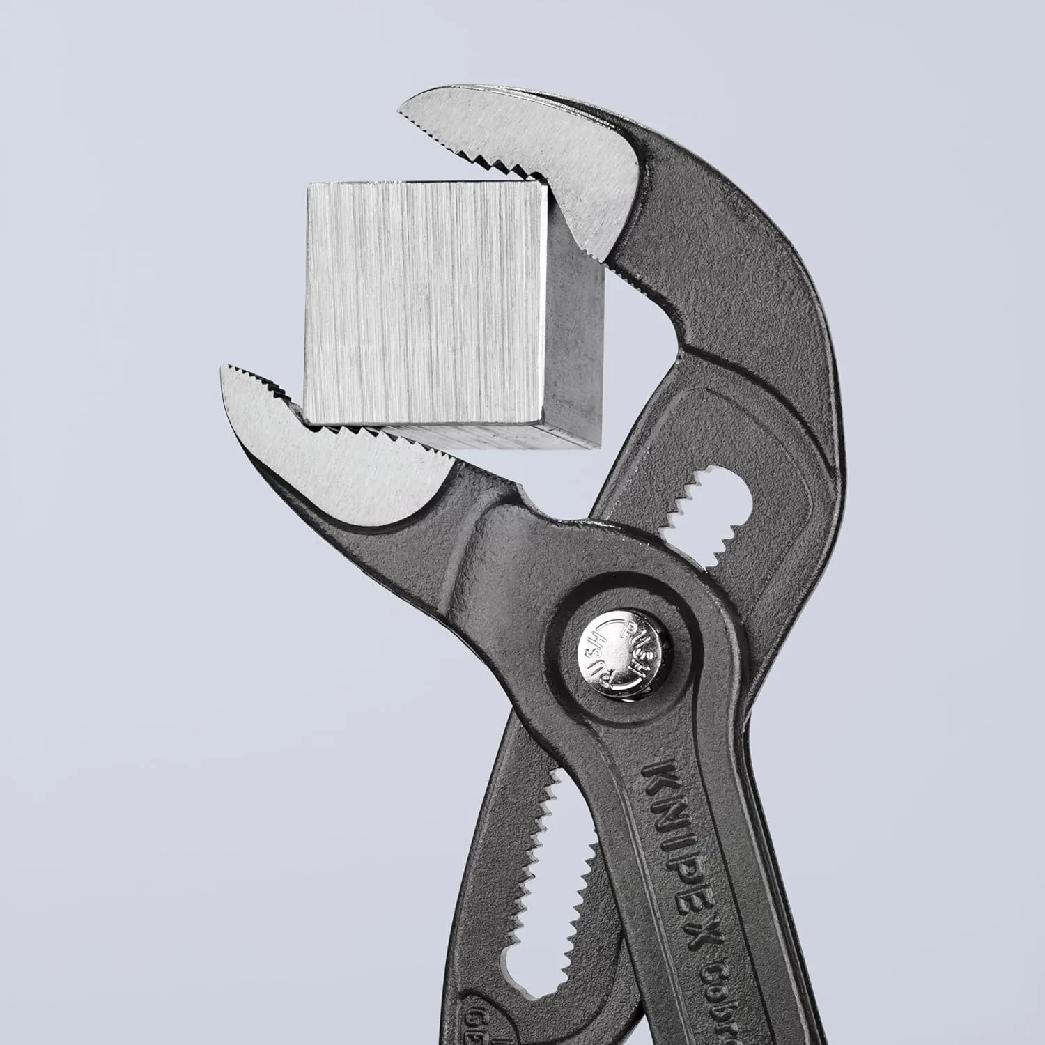 KNIPEX - 87 02 300 T BKA Tools - Cobra Water Pump Pliers, Multi-Component, Tethered Attachment (8702300TBKA)