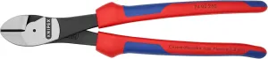 KNIPEX Tools - High Leverage Diagonal Cutters, Multi-Component (7402250), 10 inches