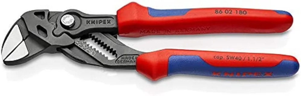 KNIPEX Tools - Pliers Wrench, Black Finish, Multi-Component (8602180)