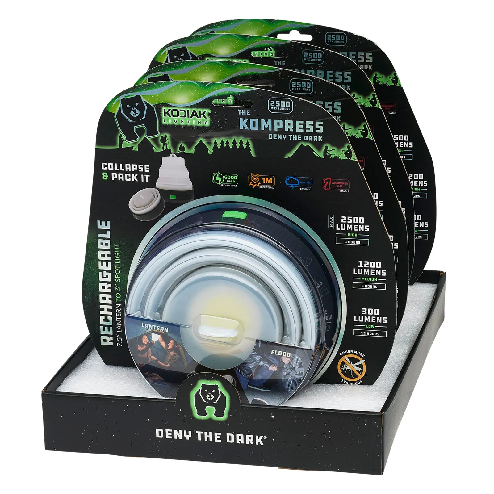 Kodiak® Kompress Rechargeable Pop Up Lantern