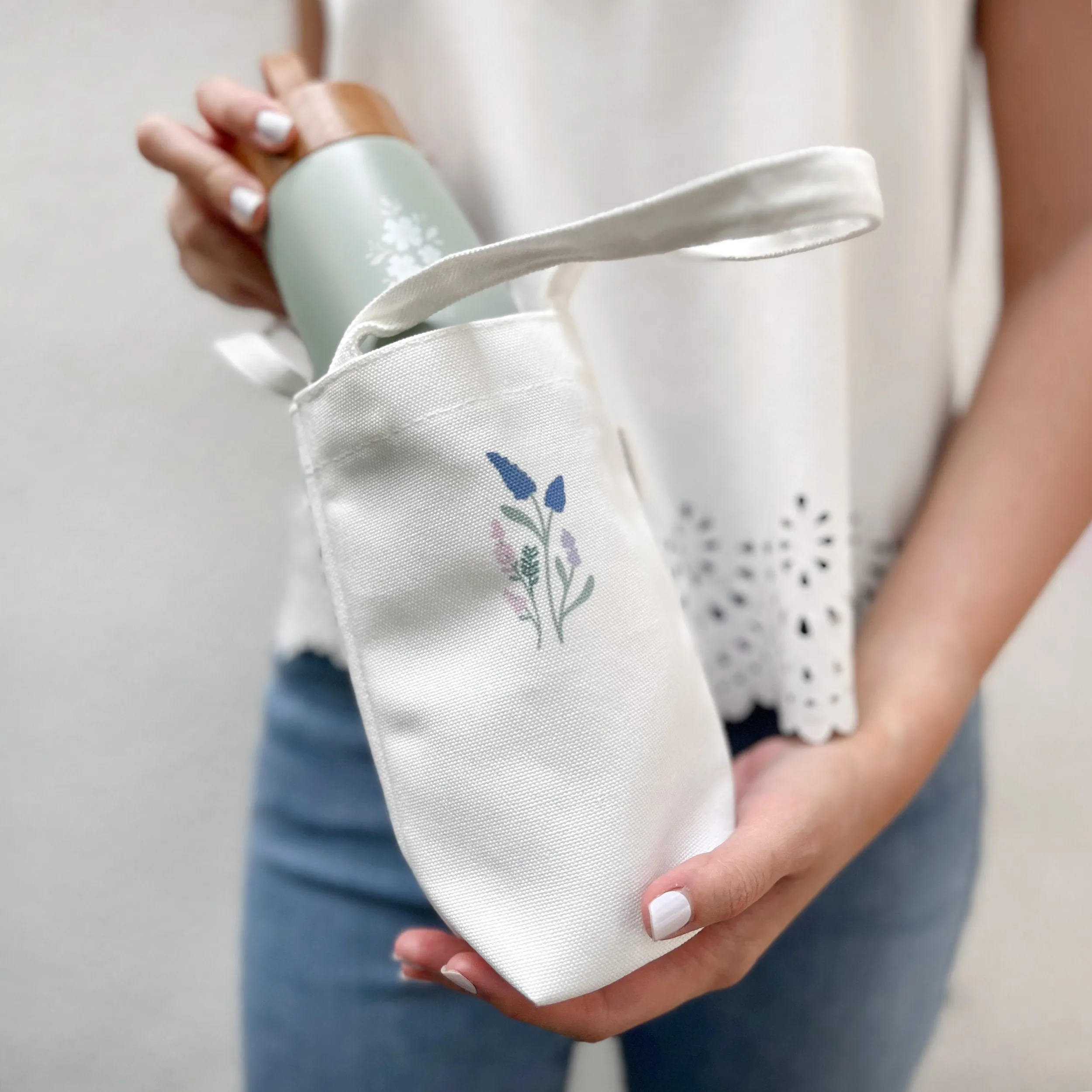 Lavender Fields Bottle Carrier