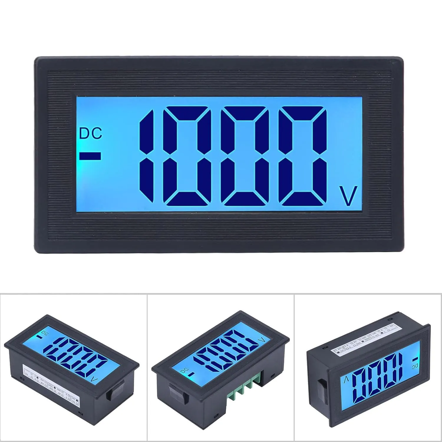 LCD Display Voltage Meter, DC Digital Voltmeter for AC100-240V Power Supply 5135DB 0-200mV (DC 0-1000V)