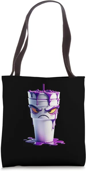 Lean shirts, Purple Drank, Dirty Double cup, Lean Line Tote Bag