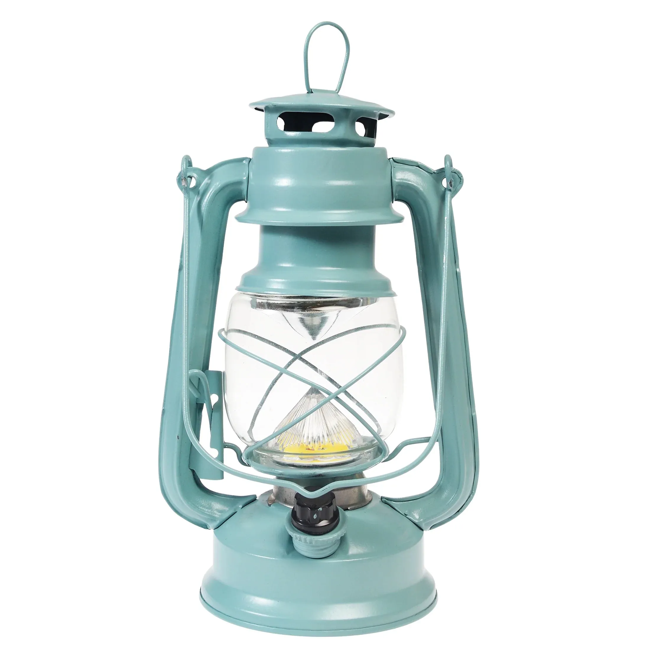 Led Hurricane Lantern Blue