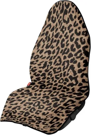 Leopard Print Car Seat Covers After Gym Beach Yoga Workout Athletic Running Towel Outdoor Surfing Activities Breathable Bucket Car Towel Seat Cover Fits for Car,SUV Sedan,Truck