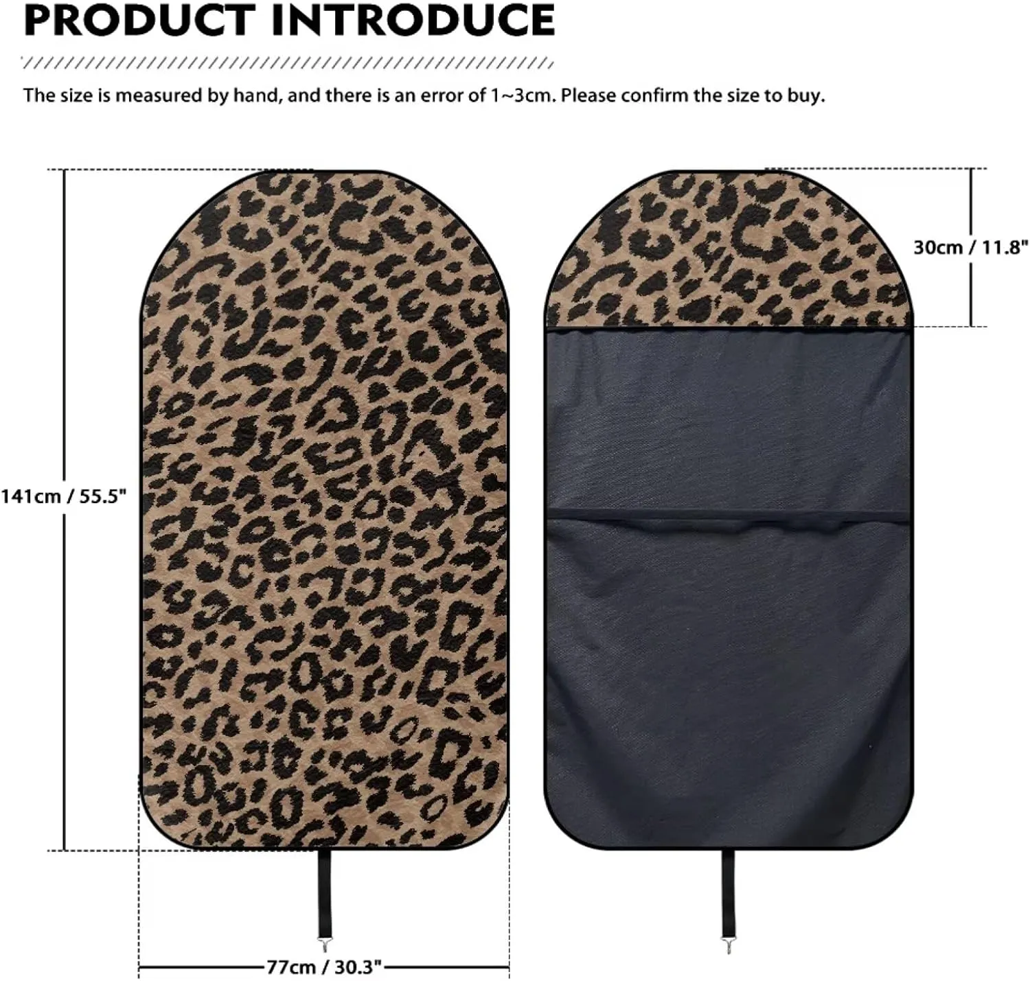 Leopard Print Car Seat Covers After Gym Beach Yoga Workout Athletic Running Towel Outdoor Surfing Activities Breathable Bucket Car Towel Seat Cover Fits for Car,SUV Sedan,Truck