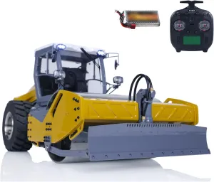 LESU Metal 1/14 RC Hydraulic Road Roller Aoue-H13I RTR Remote Control Lipo Battery Car Model Motor Servo ESC Light Sound System Hobby Grade Model